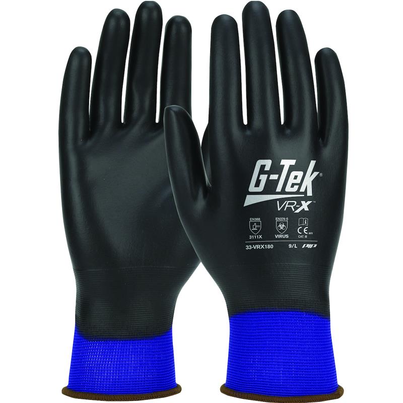 G-TEK VRX PU COATED BARRIER GLOVE - Tagged Gloves